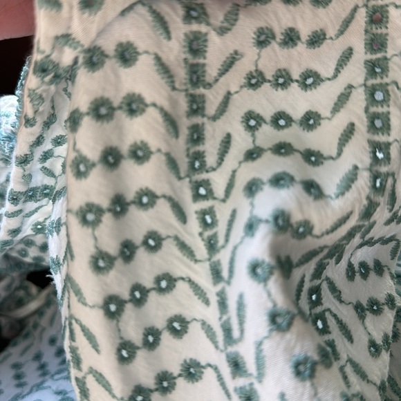 Jessica Simpson White and Blue Maxi Dress - Picture 6 of 10